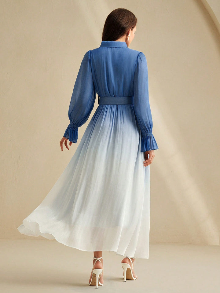 Rochie maxi SHEIN, albastru