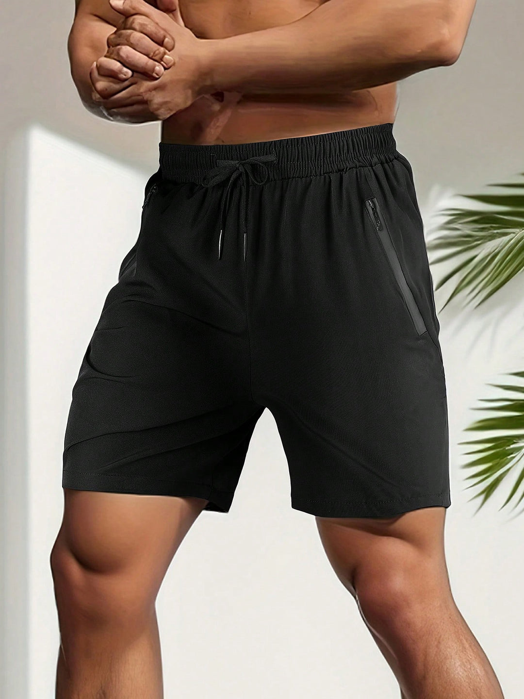 Pantaloni scurți SHEIN, negru