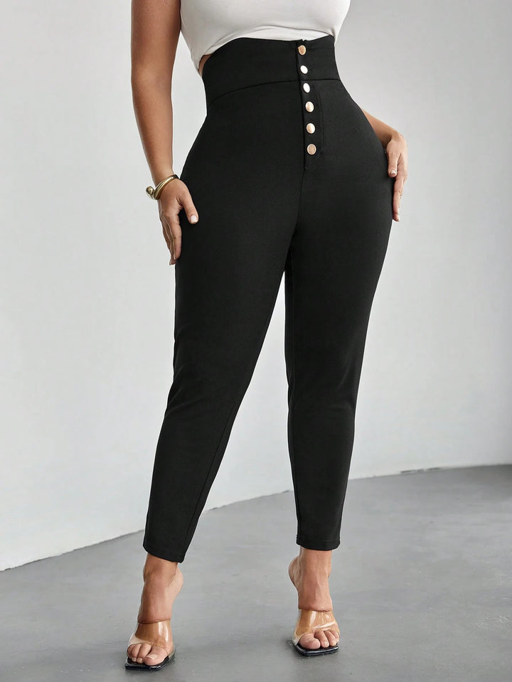 Pantaloni SHEIN, negru