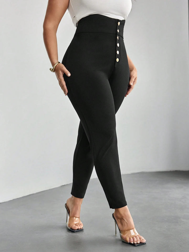 Pantaloni SHEIN, negru