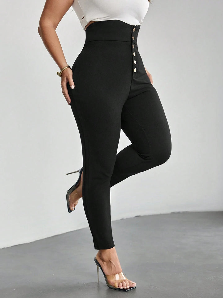 Pantaloni SHEIN, negru