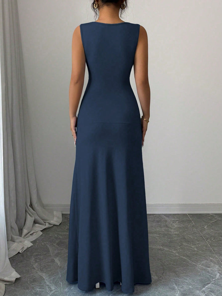 Rochie maxi SHEIN, albastru