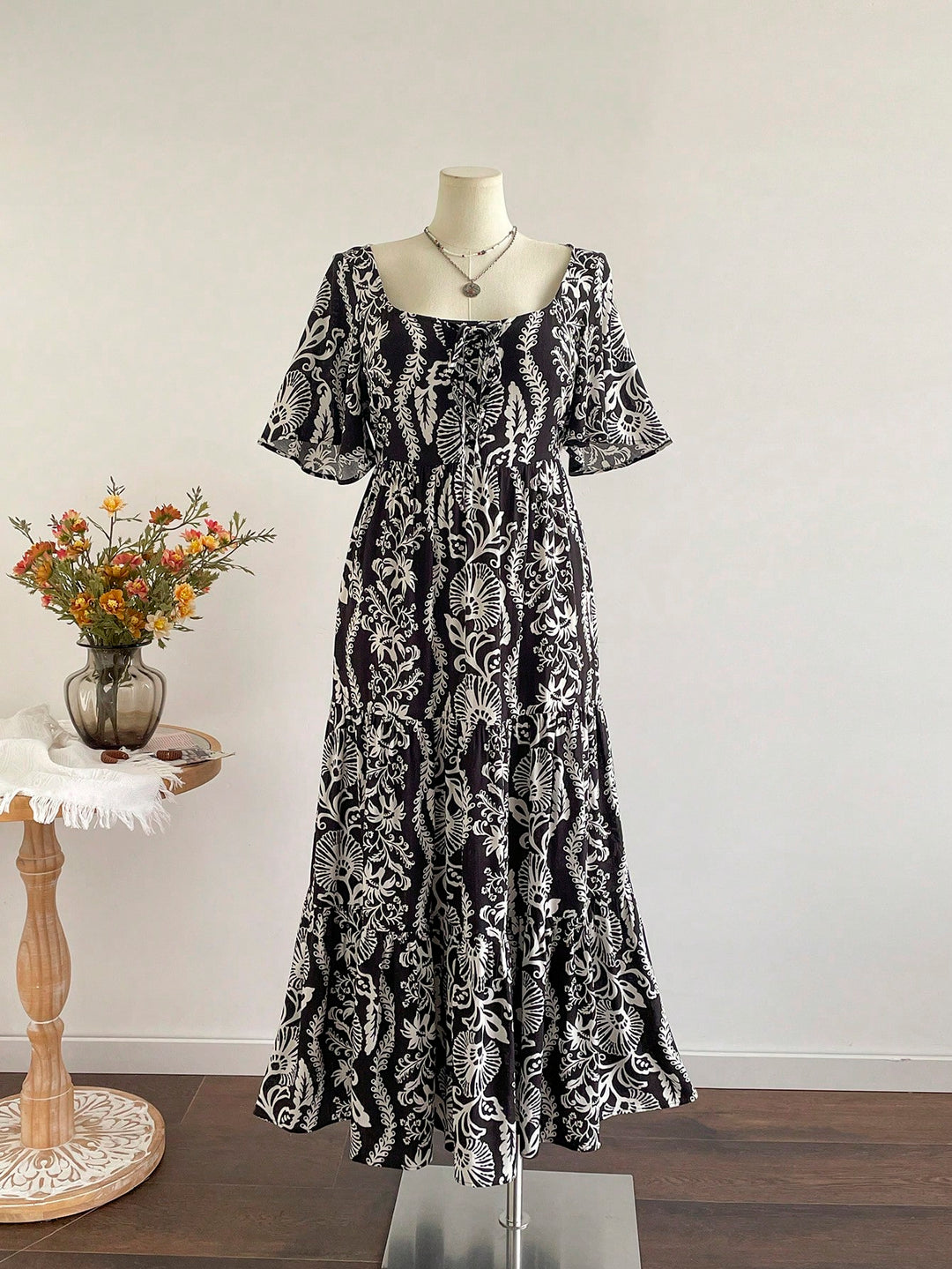 SHEIN maxi ruha, színkeverék