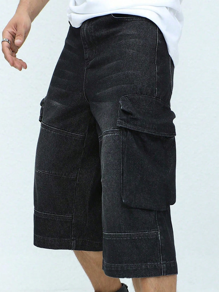 Pantaloni scurți SHEIN, negru