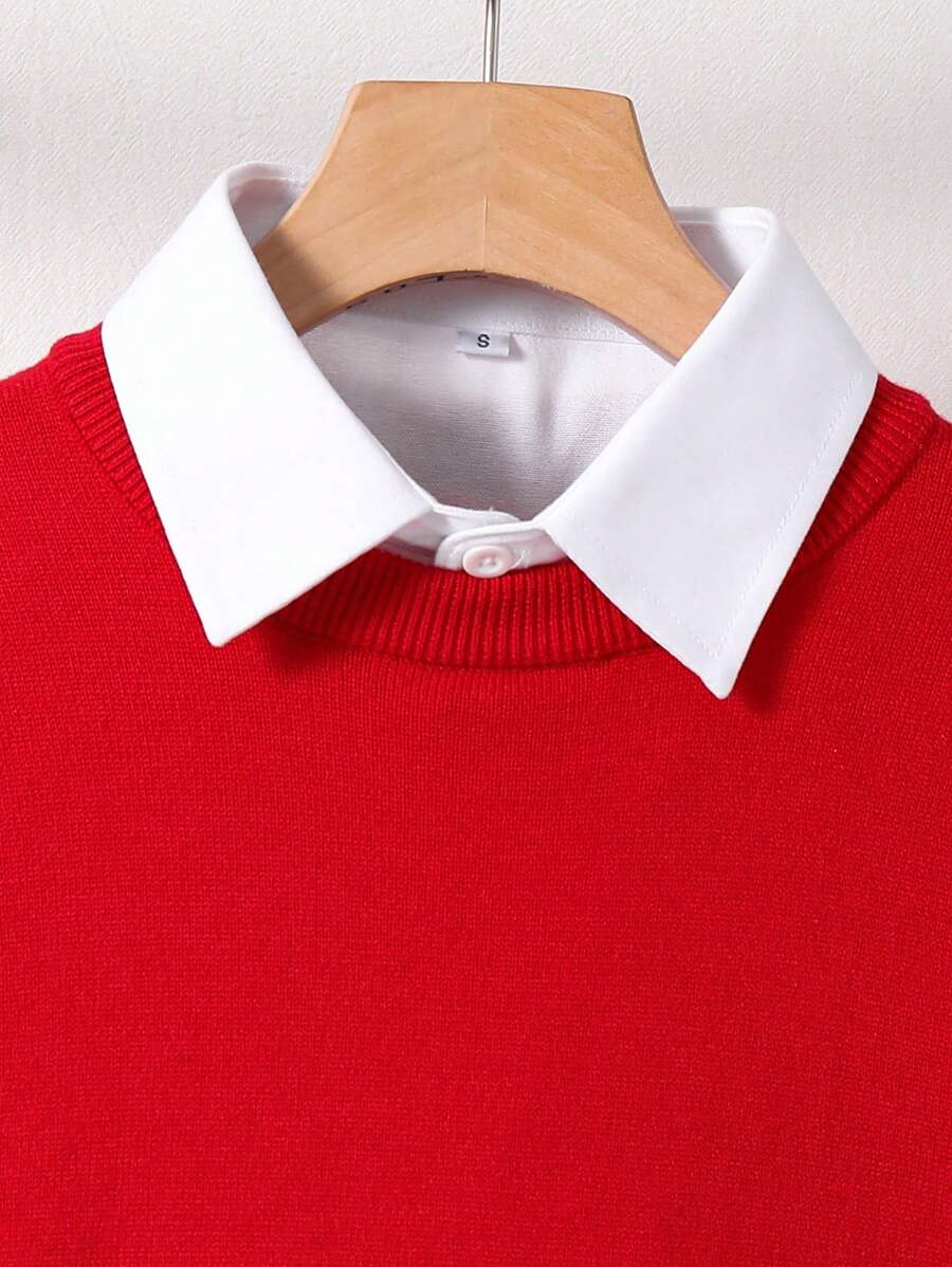 SHEIN blúz, piros