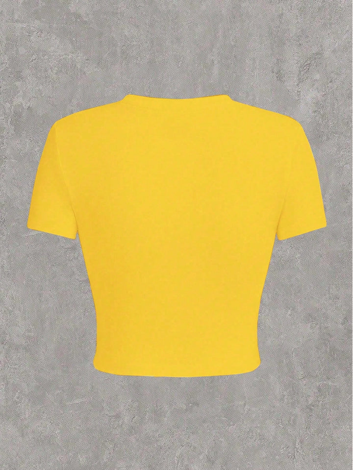 Tricou SHEIN, galben