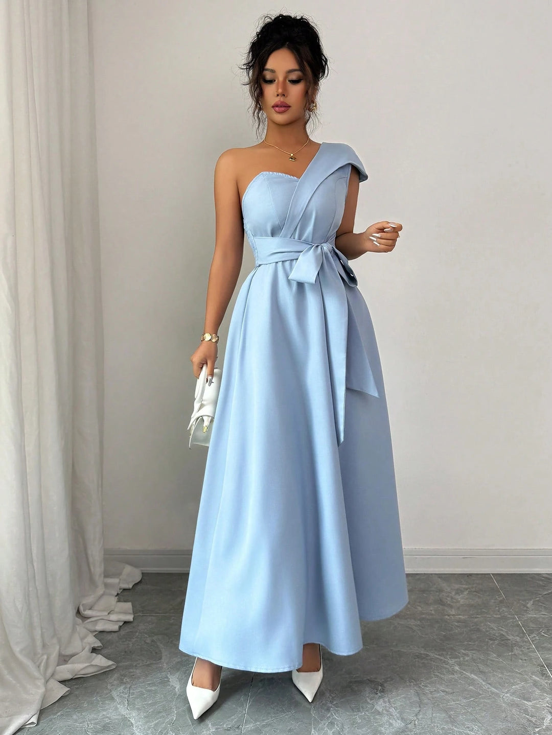 Rochie maxi SHEIN, albastru