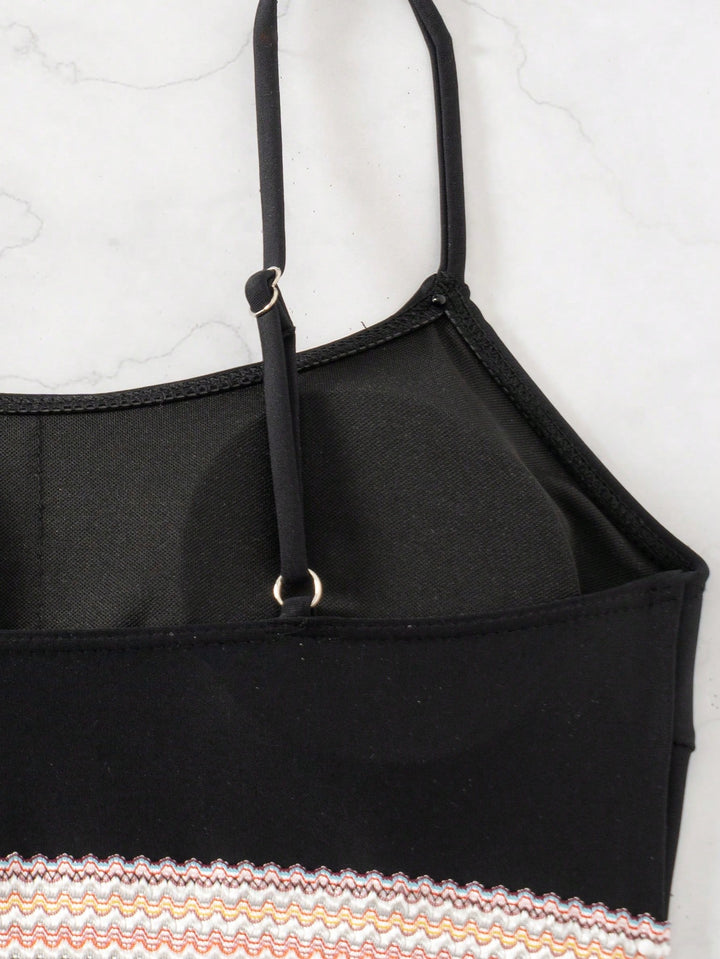 Set bikini SHEIN, negru
