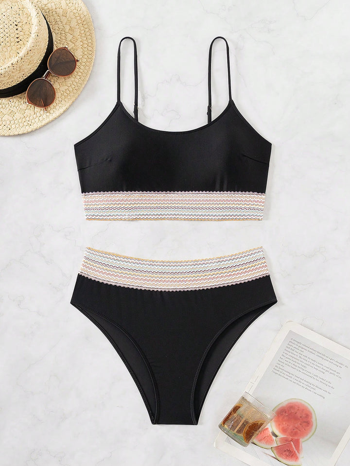 Set bikini SHEIN, negru