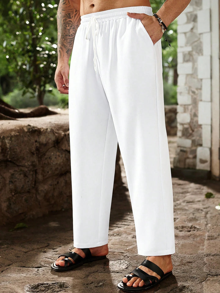 Pantaloni SHEIN, alb