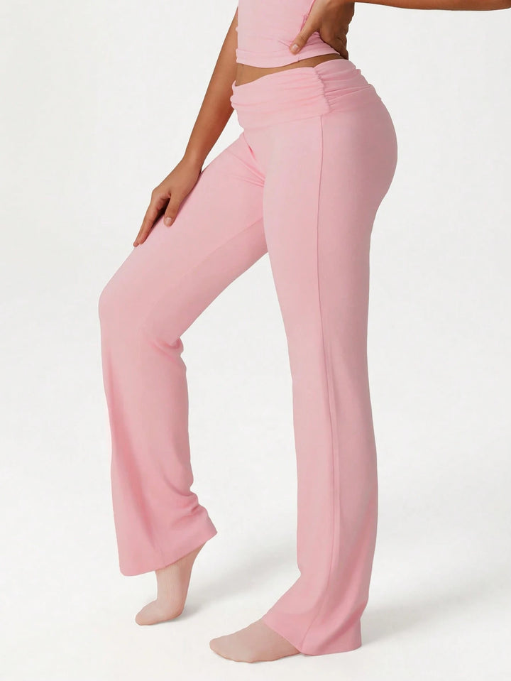 Pantaloni SHEIN, roz