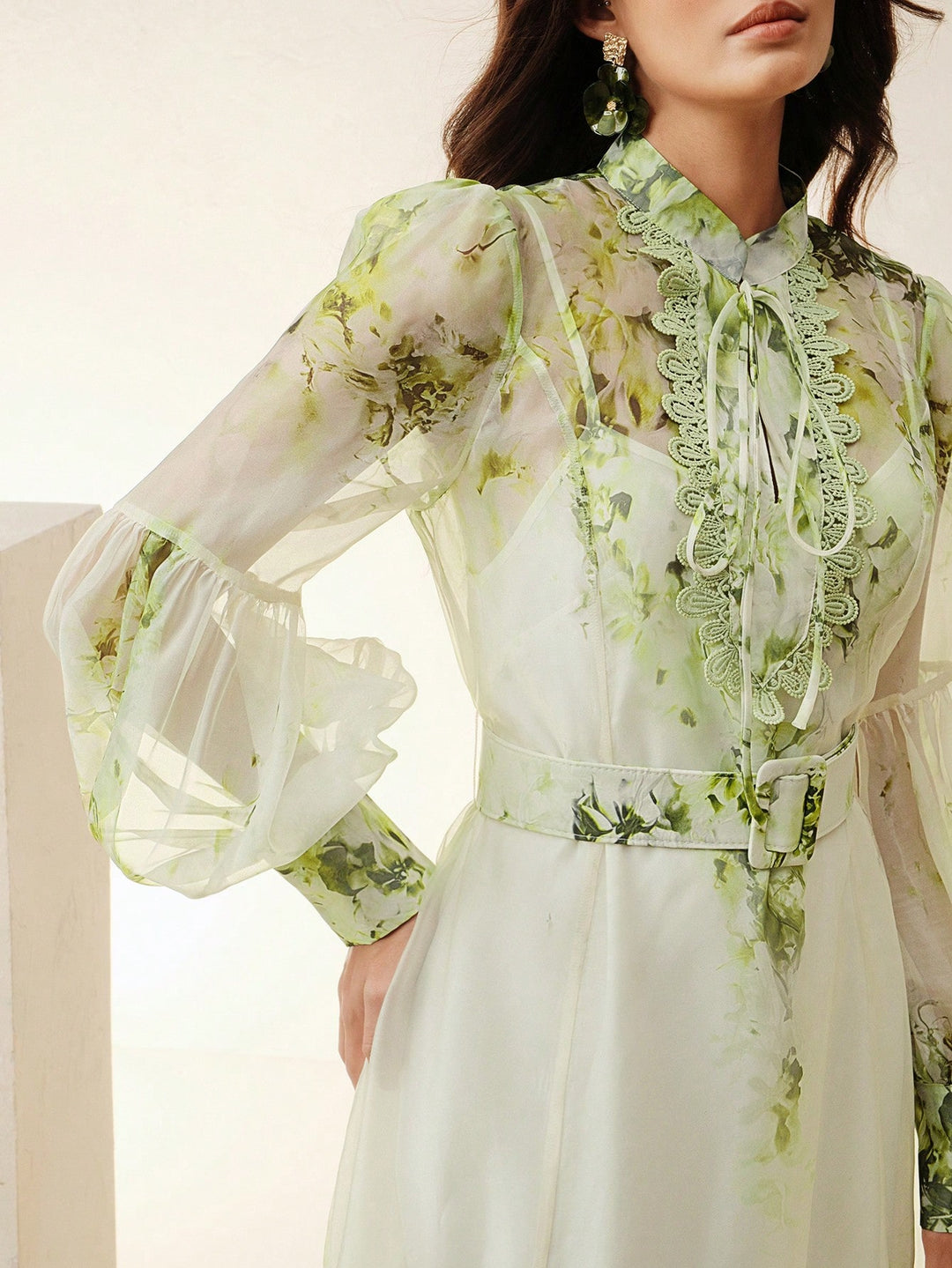 Rochie maxi SHEIN, verde