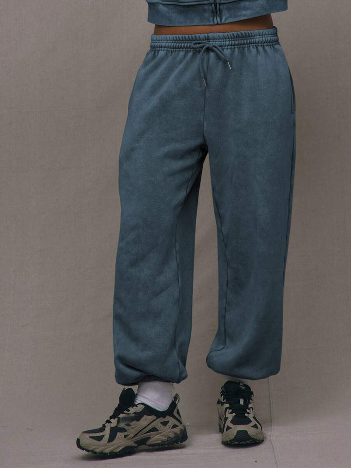 Pantaloni de treining SHEIN, albastru
