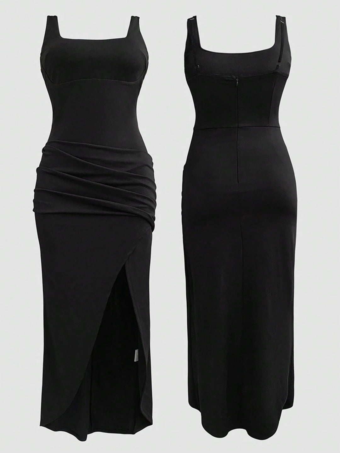 Rochie midi SHEIN, negru