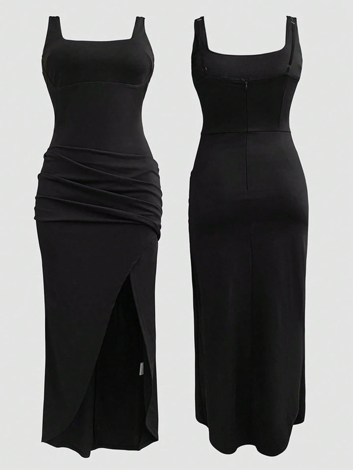 Rochie midi SHEIN, negru