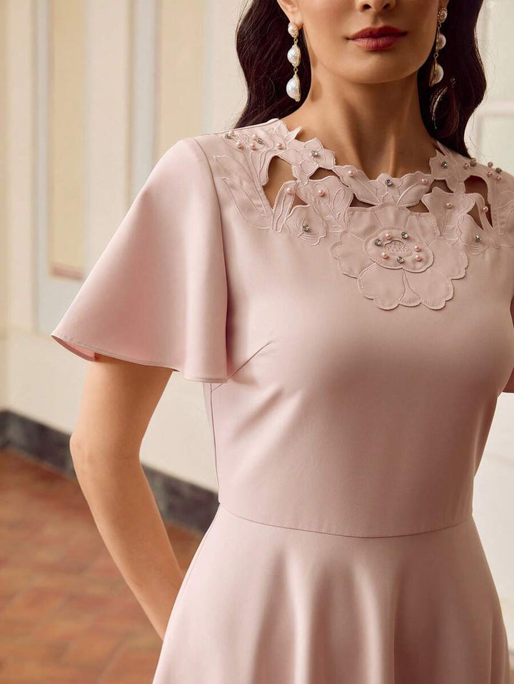Rochie maxi SHEIN, roz