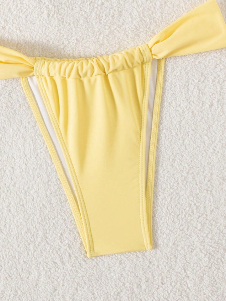 Costum de baie SHEIN, galben