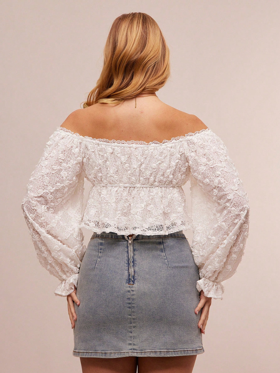 Top SHEIN, alb