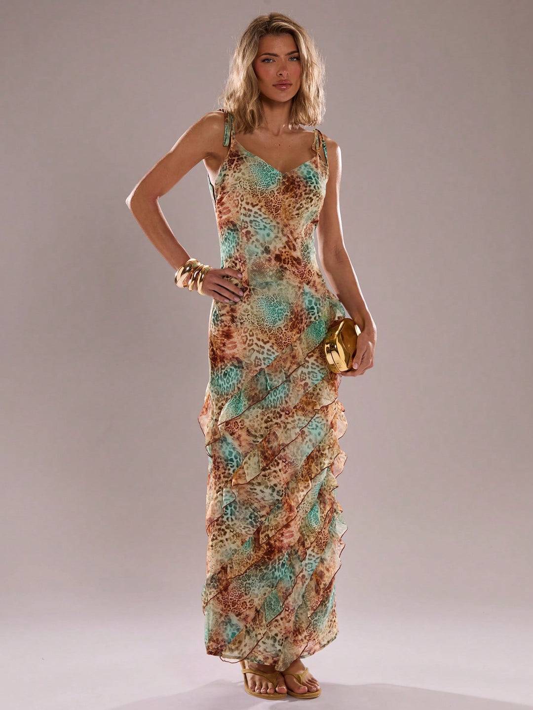 Rochie maxi SHEIN, albastru