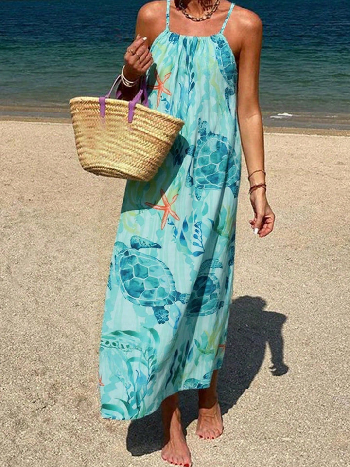 Rochie maxi SHEIN, albastru