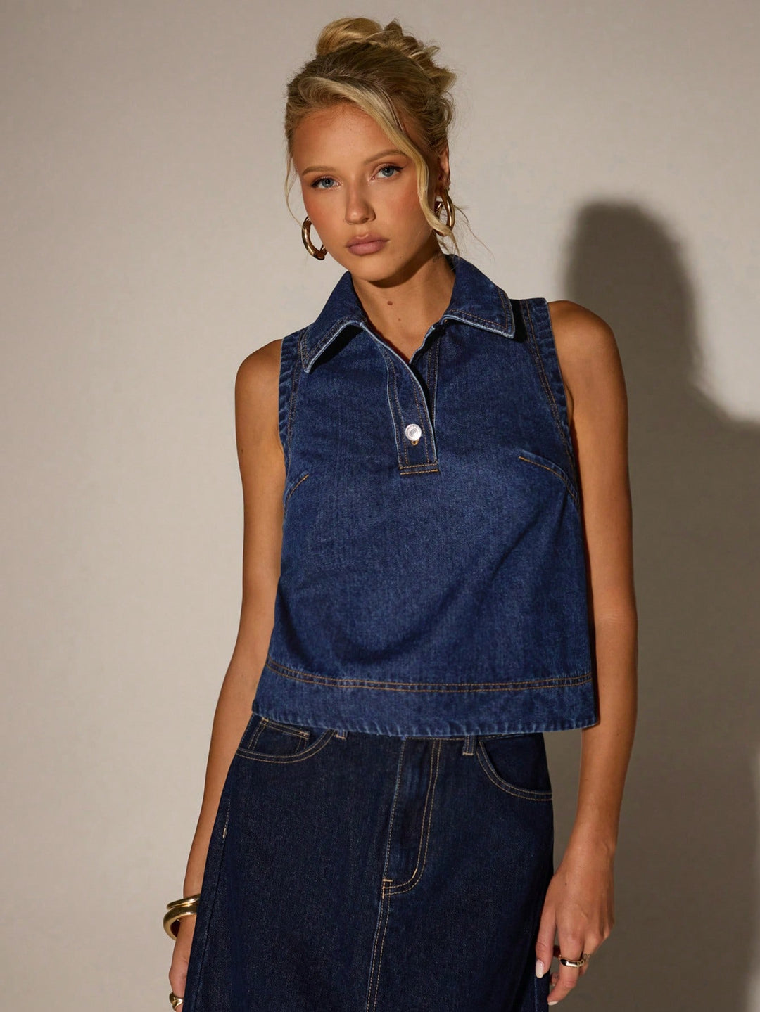 SHEIN top, kék