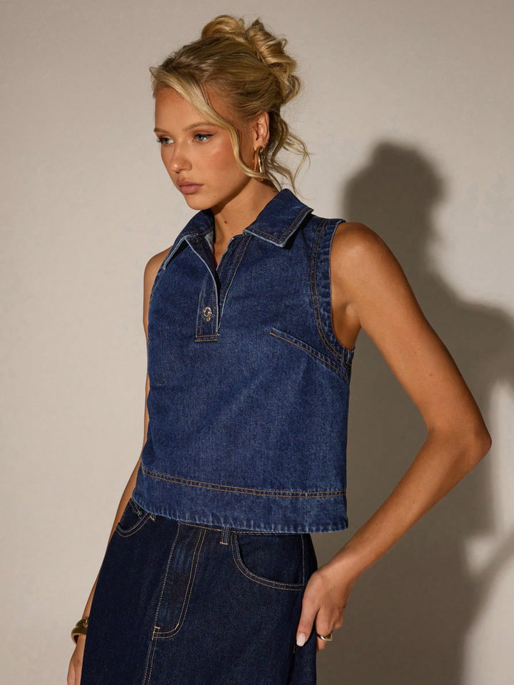 SHEIN top, kék