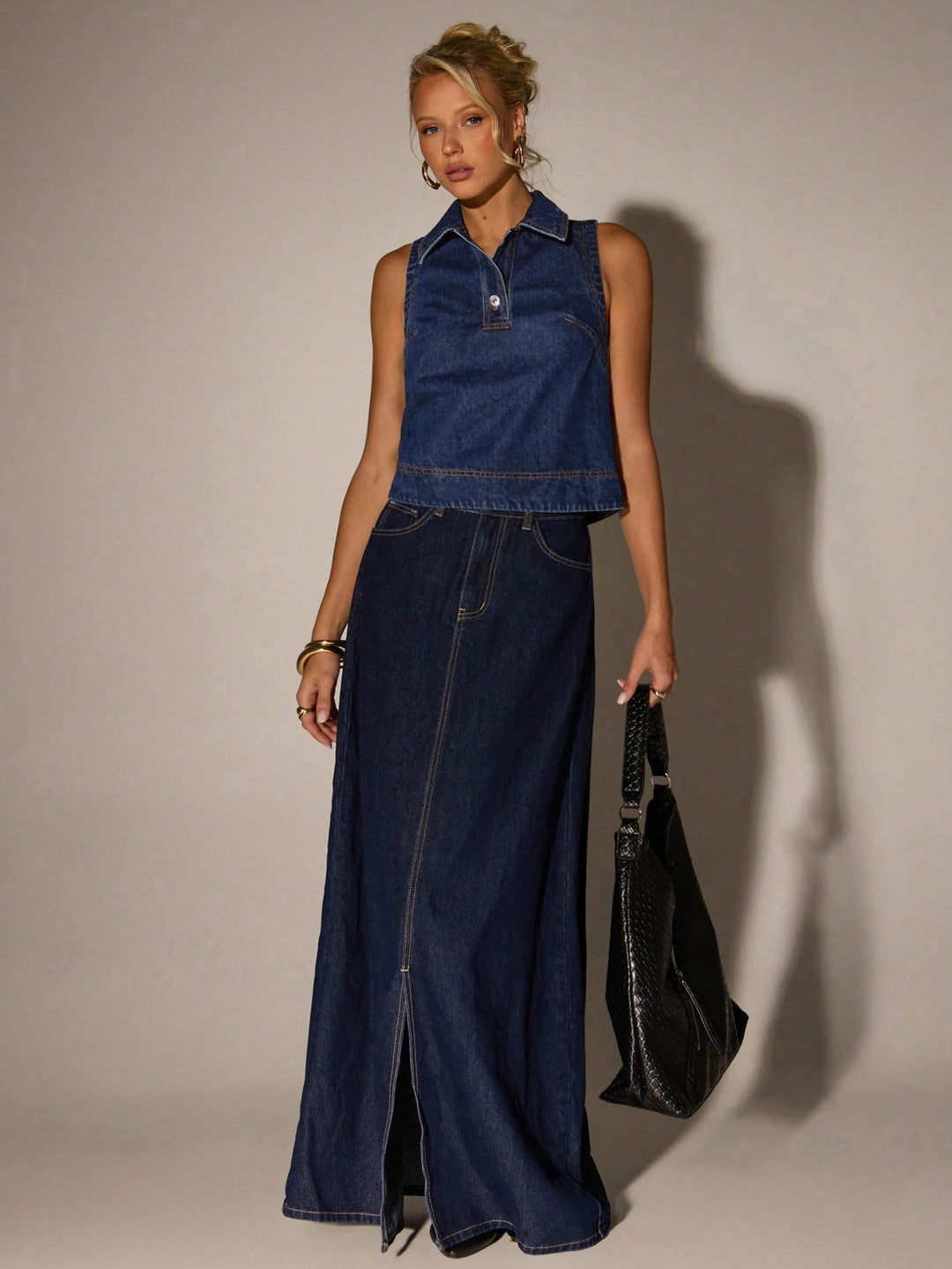 SHEIN top, kék