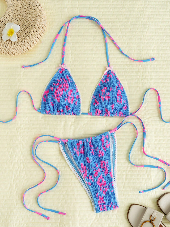 Set bikini SHEIN, albastru