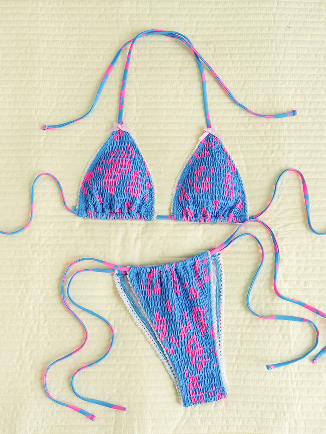 Set bikini SHEIN, albastru