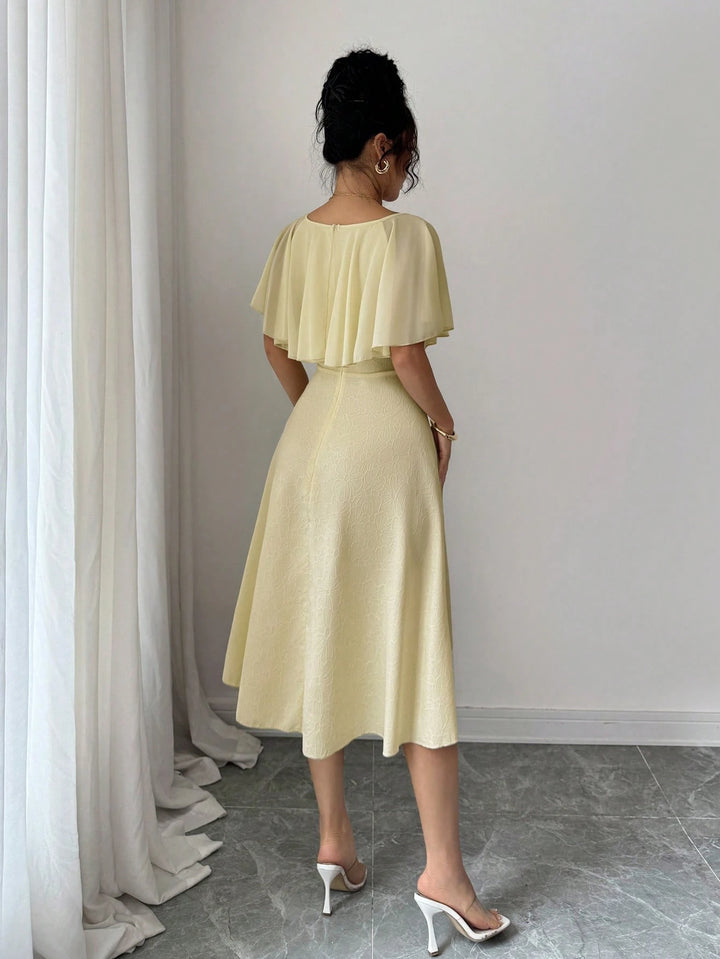 Rochie midi SHEIN, galben