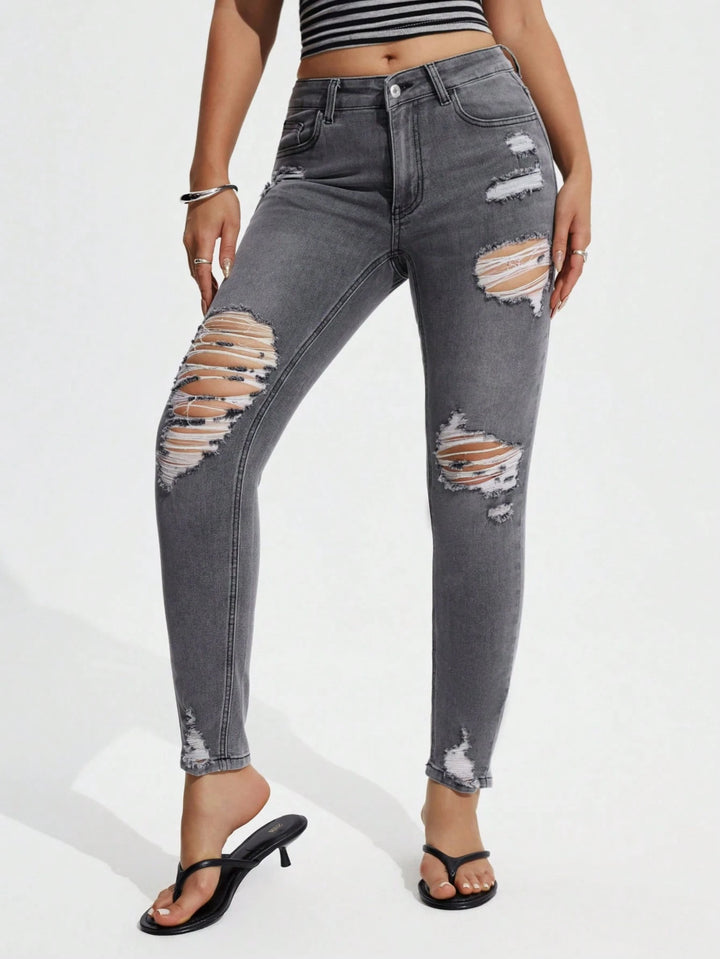 Jeans SHEIN, gri