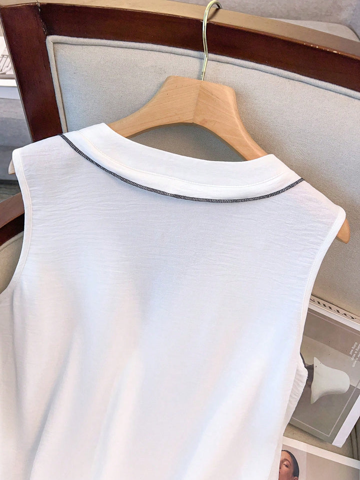 Top SHEIN, alb