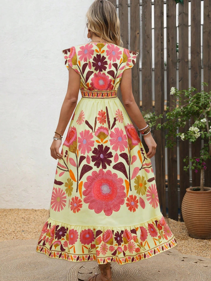 Rochie maxi SHEIN, mix culori