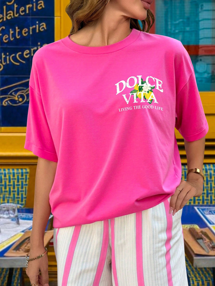 Tricou SHEIN, roz