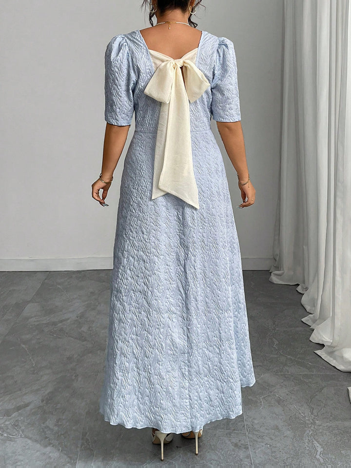 SHEIN maxi ruha, kék
