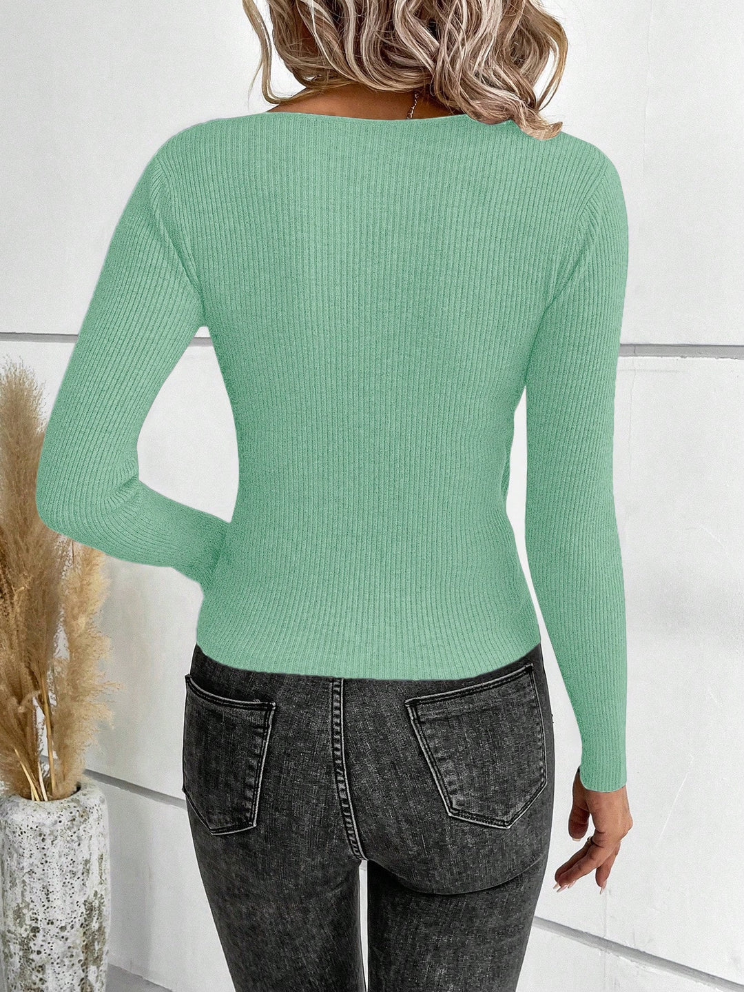 Pulover SHEIN, verde