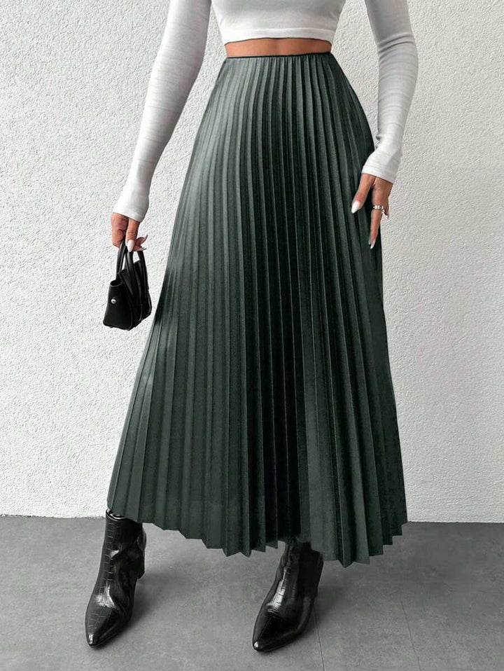 Fustă maxi SHEIN, verde