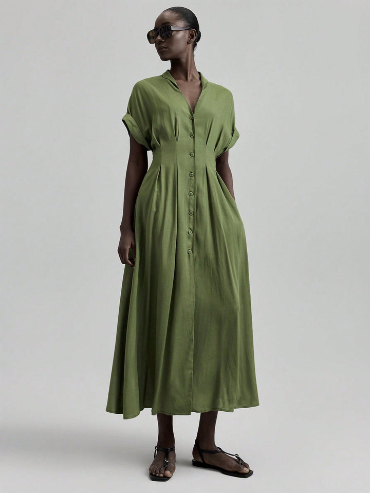 Rochie maxi SHEIN, verde