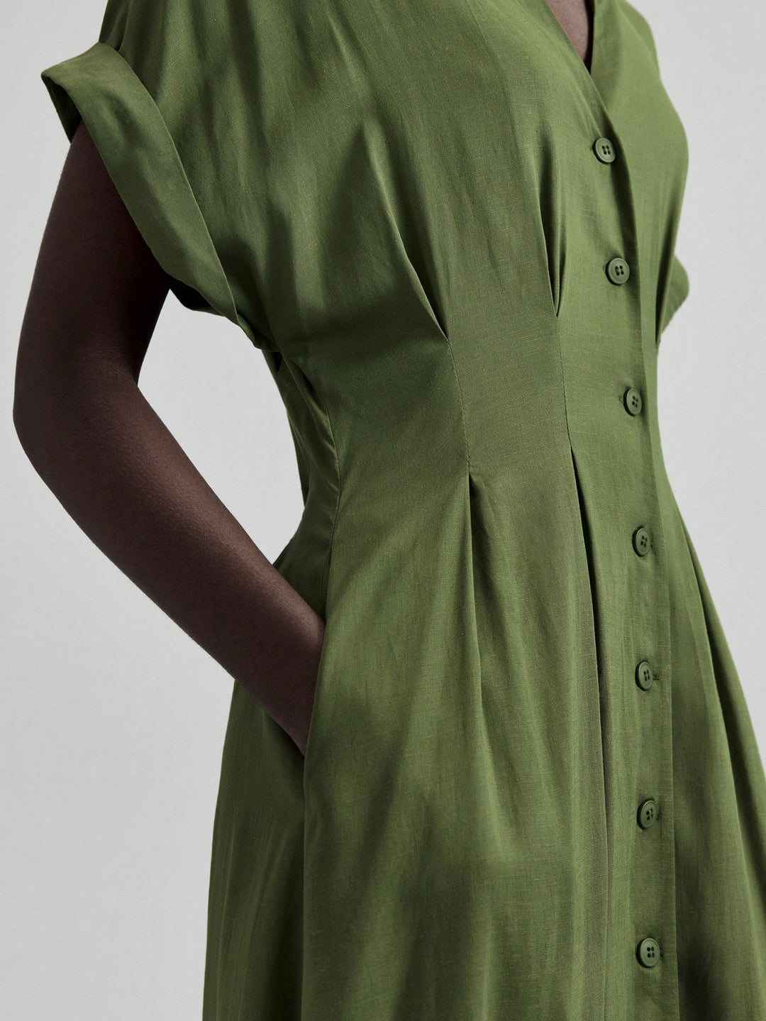 Rochie maxi SHEIN, verde