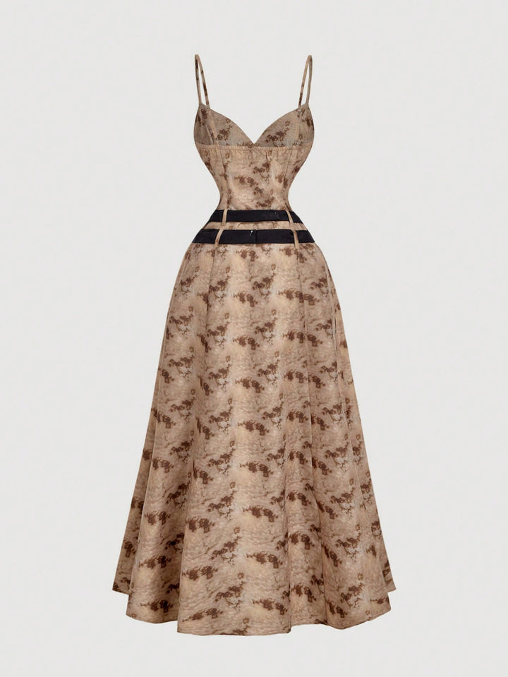 Rochie maxi SHEIN, mix culori