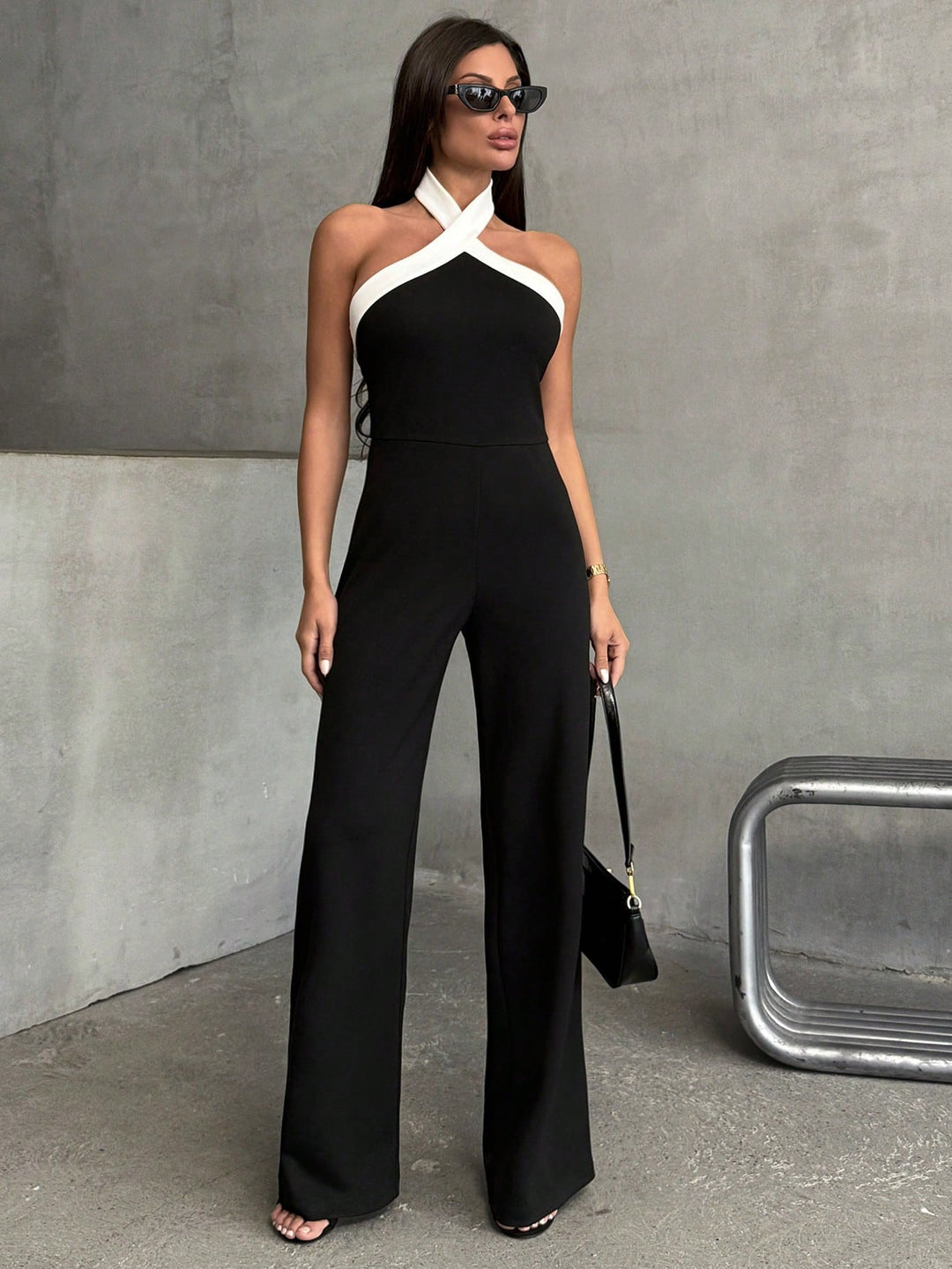 SHEIN overall, fekete