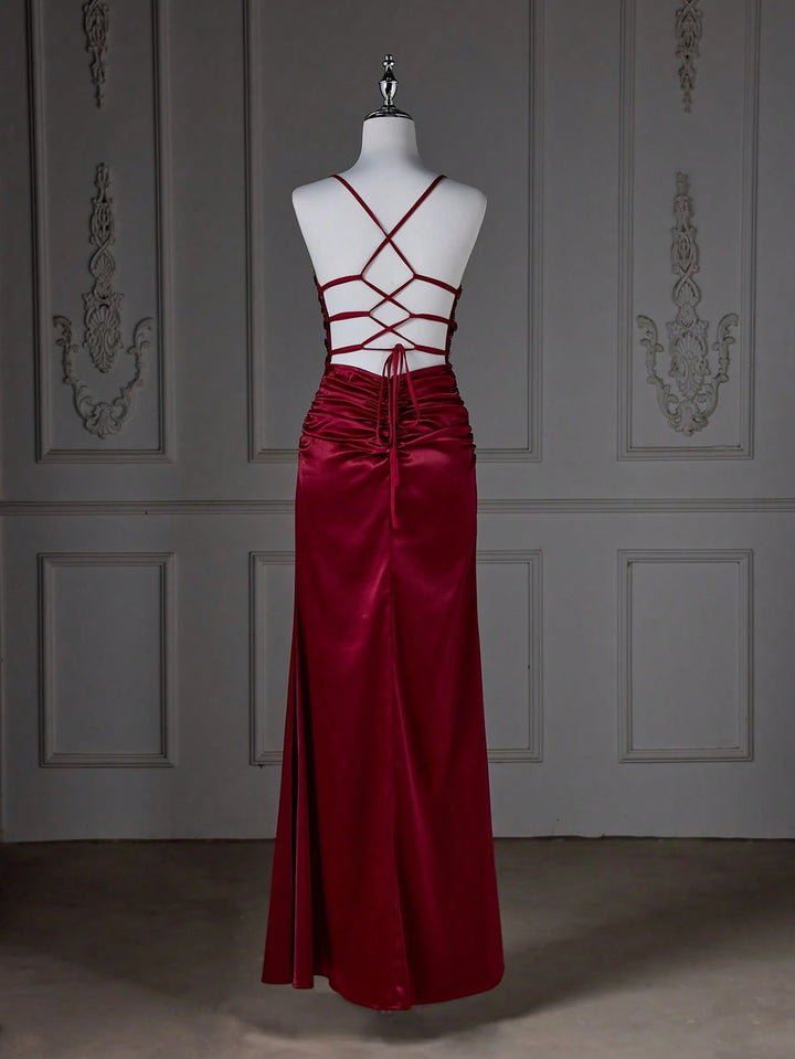 Rochie maxi SHEIN, roșu