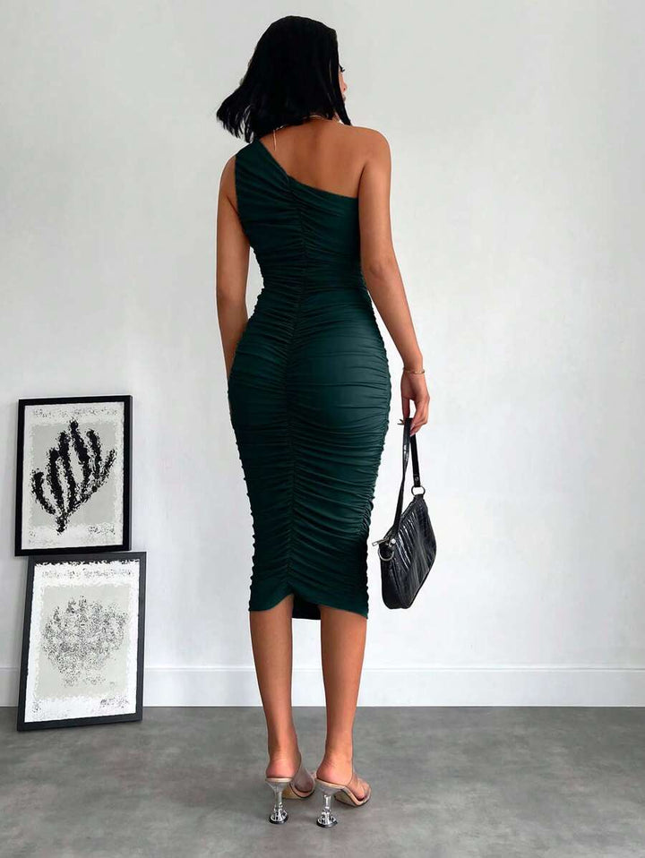 Rochie midi SHEIN, verde