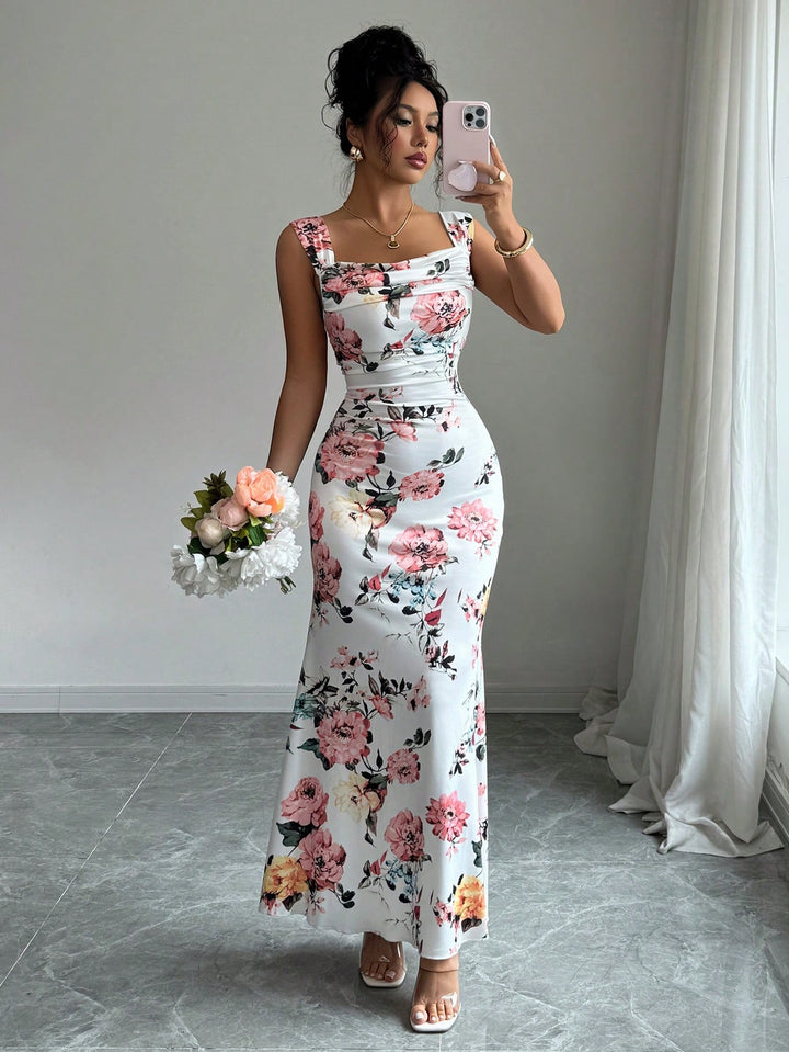 Rochie maxi SHEIN, mix culori