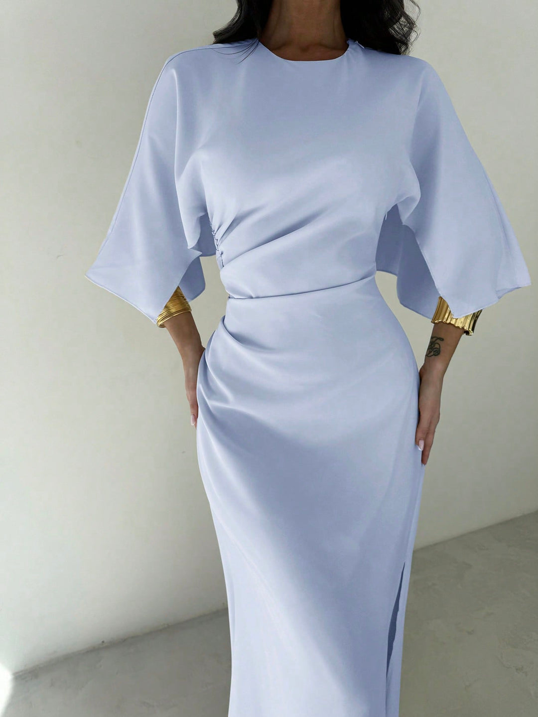 Rochie maxi SHEIN, albastru