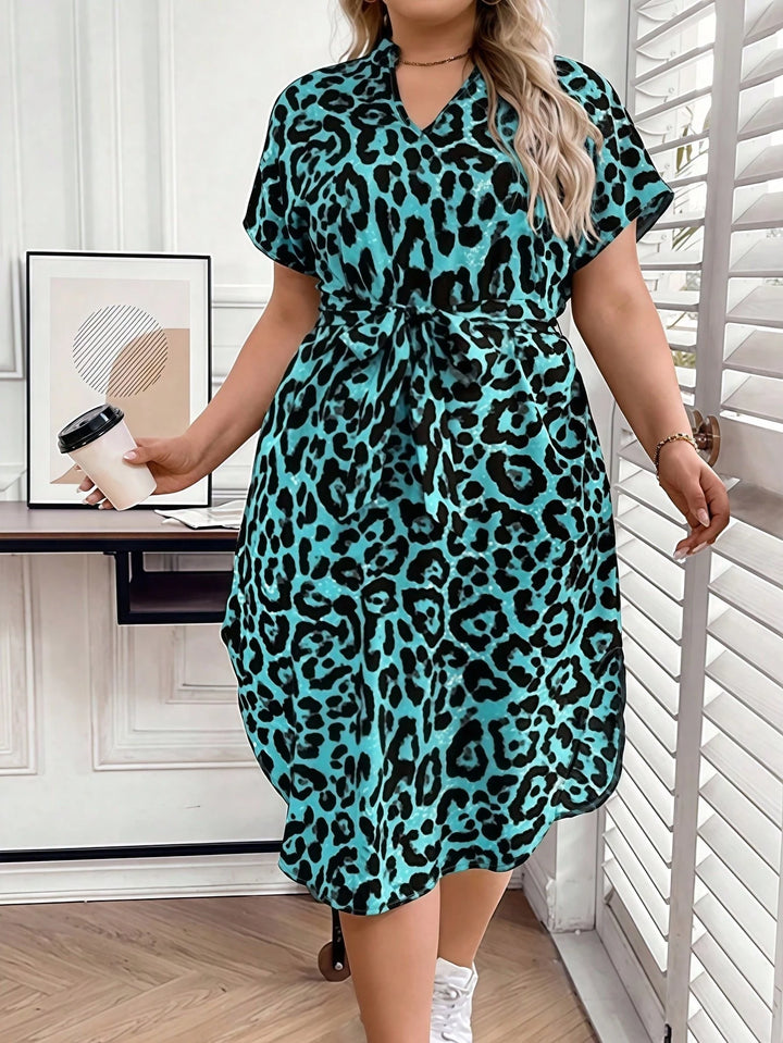 Rochie midi Shein, mix culori