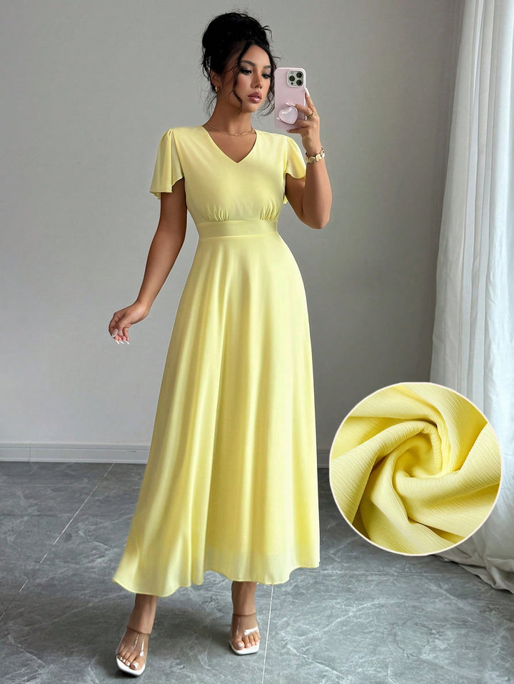 Rochie maxi SHEIN, galben