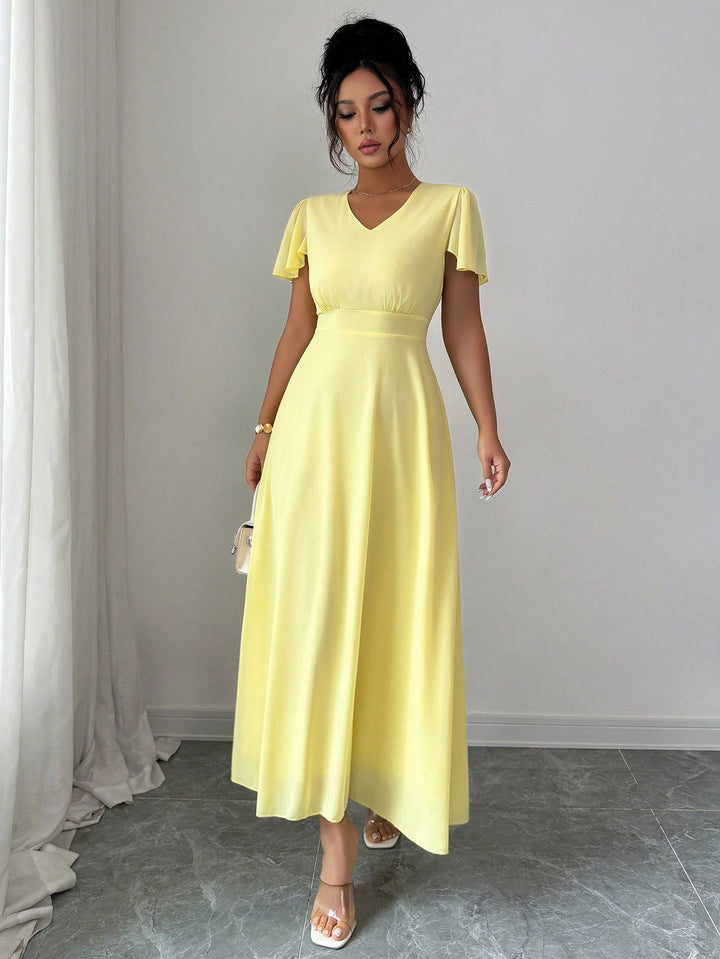 Rochie maxi SHEIN, galben