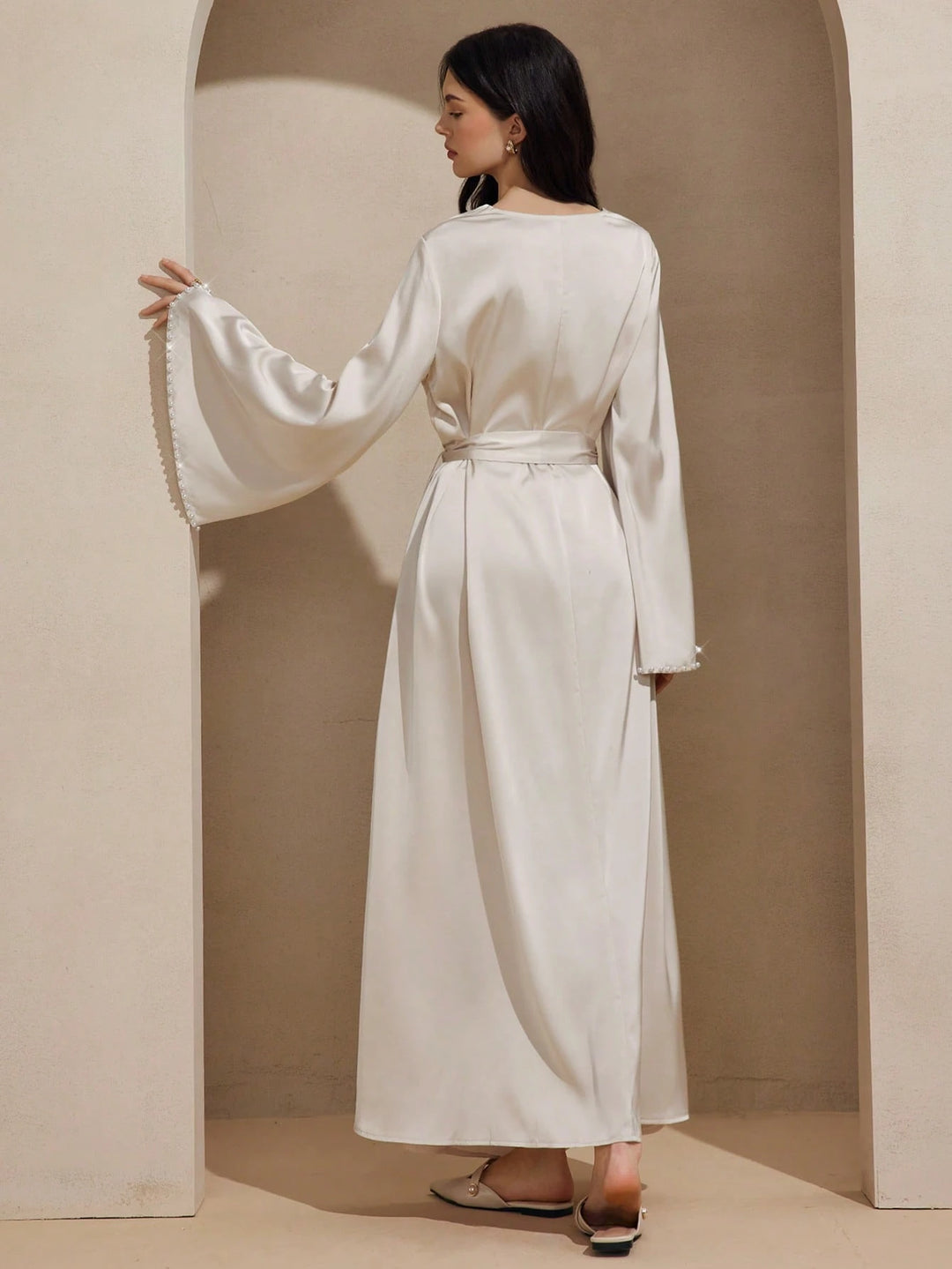 SHEIN maxi ruha, bézs