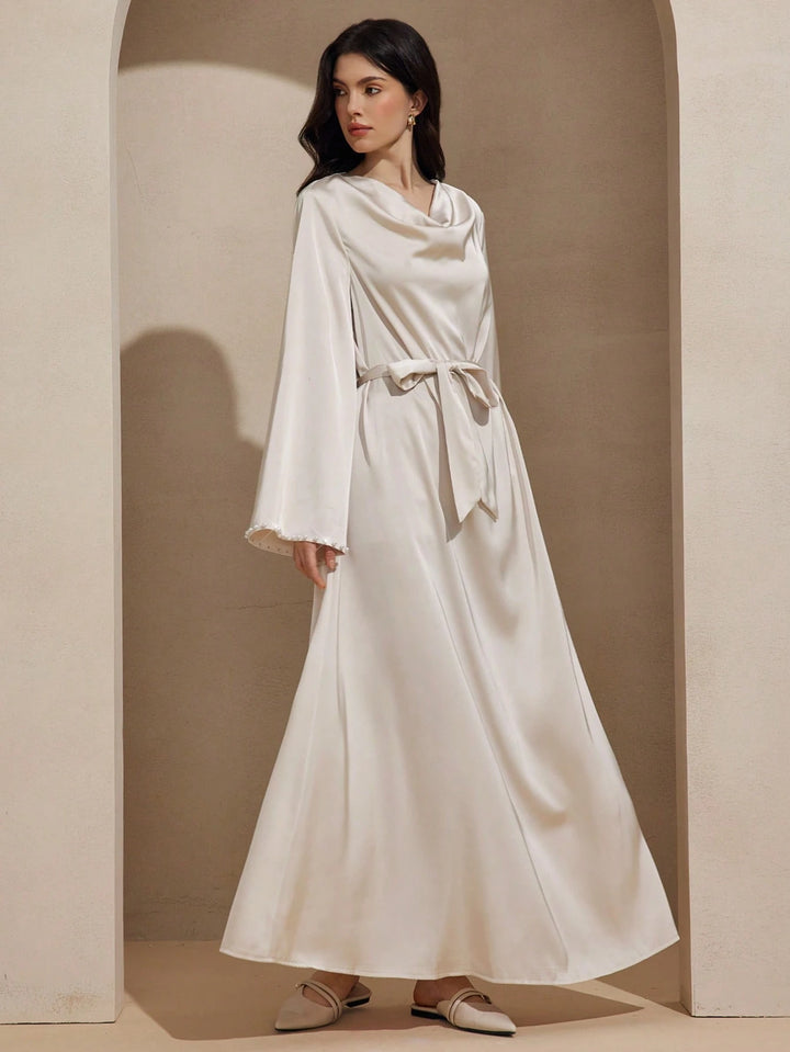 SHEIN maxi ruha, bézs